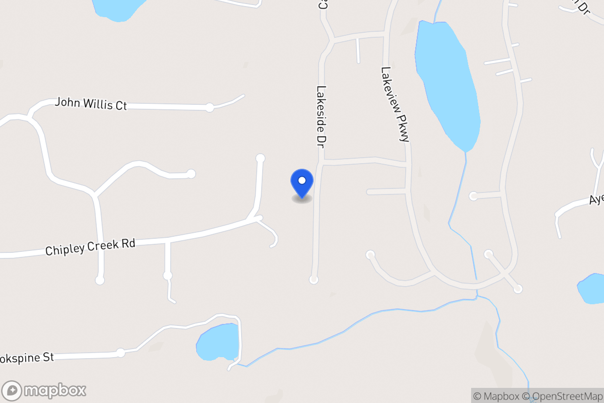 Map of 2495 S Carroll Ct