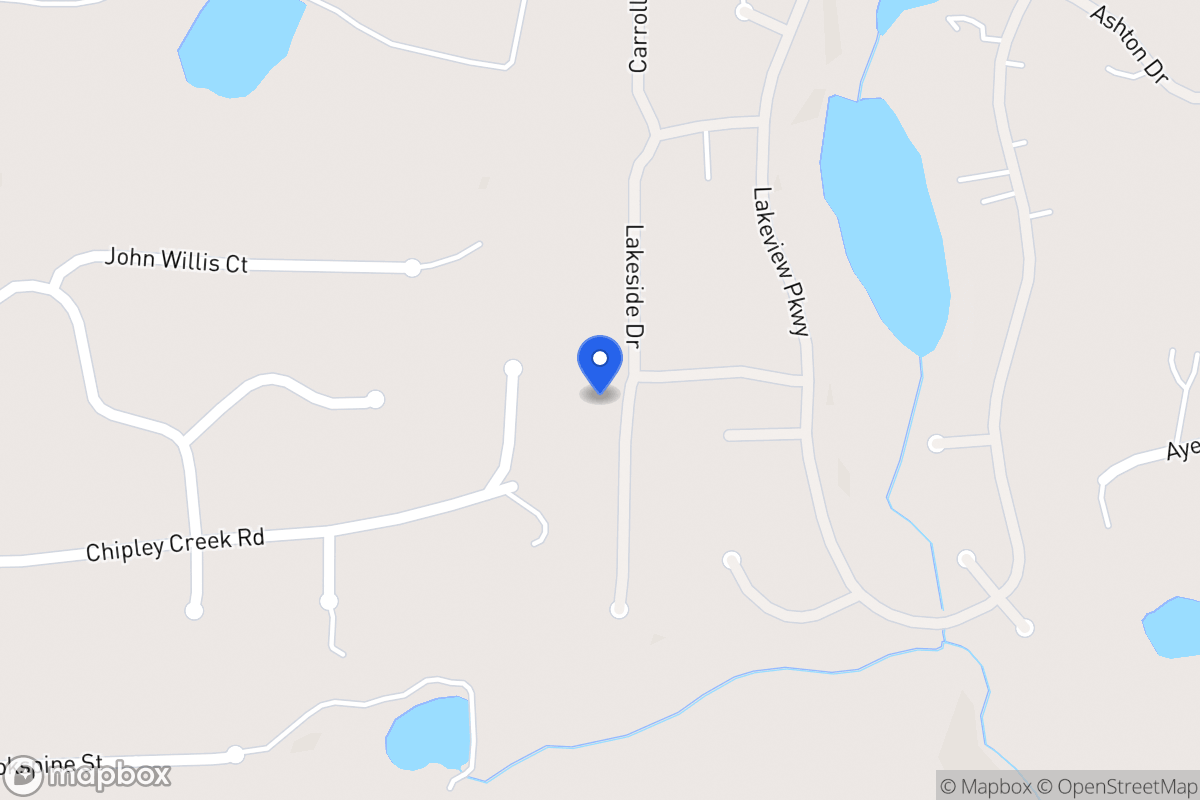 Map of 2497 S Carroll Ct