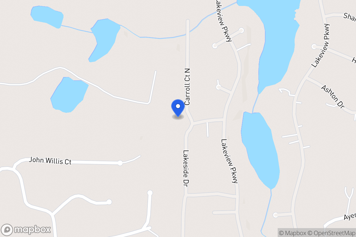 Map of 2508 N Carroll Ct