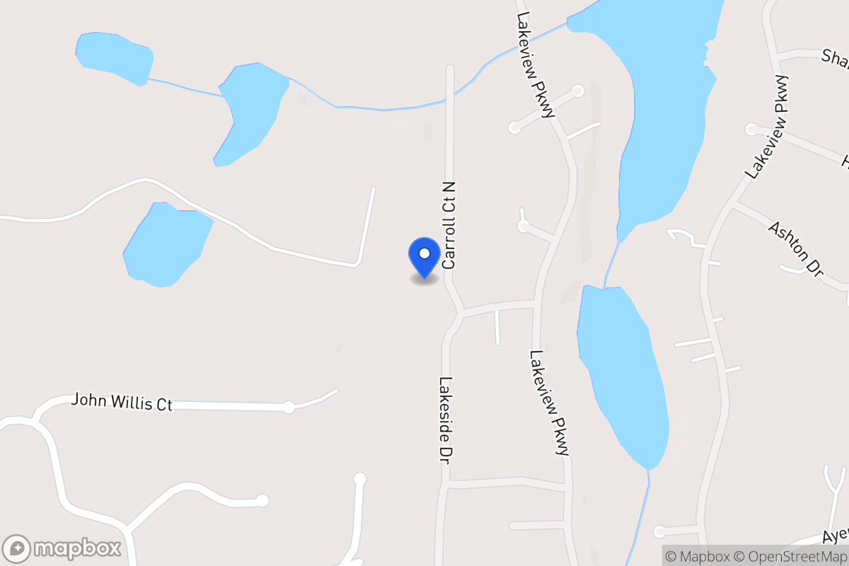 Map of 2509 N Carroll Ct