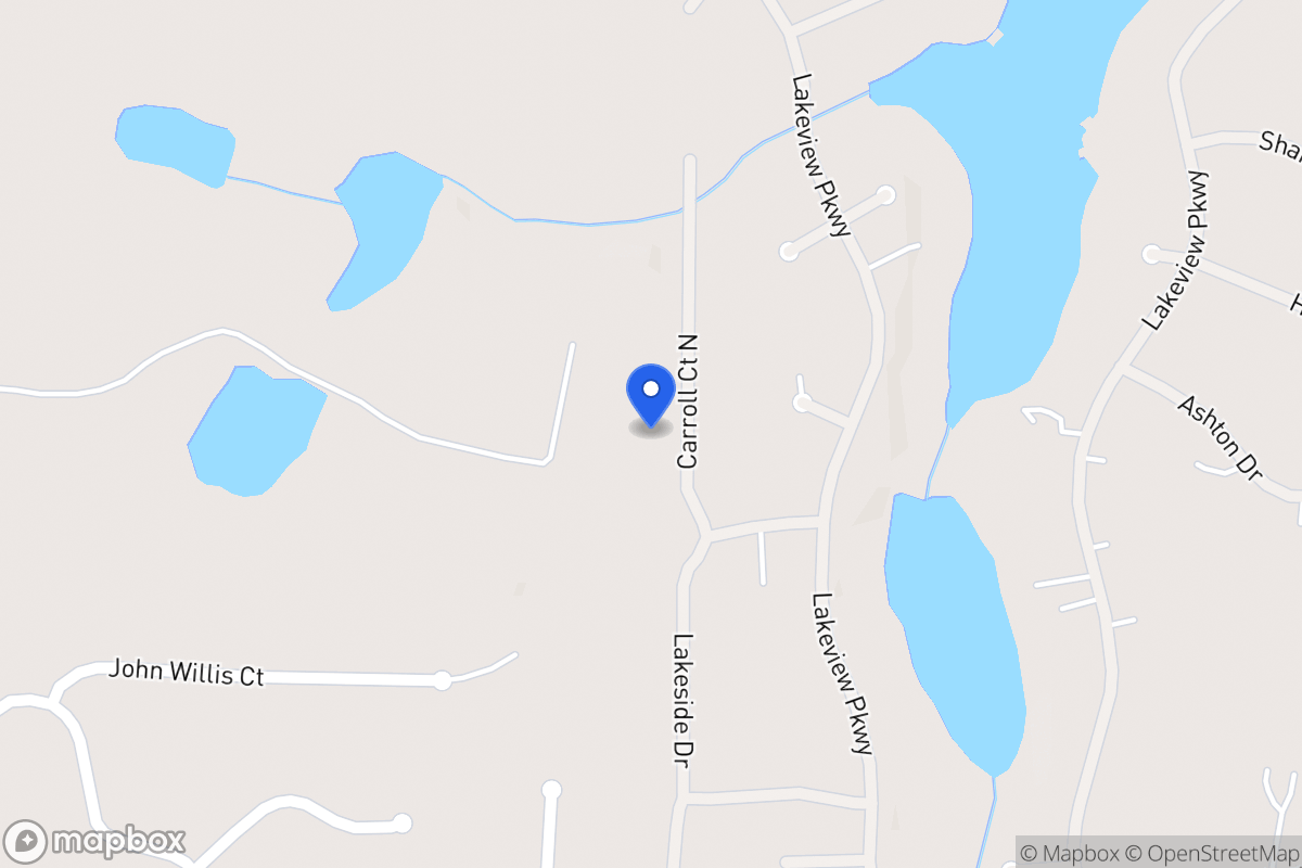 Map of 2511 N Carroll Ct