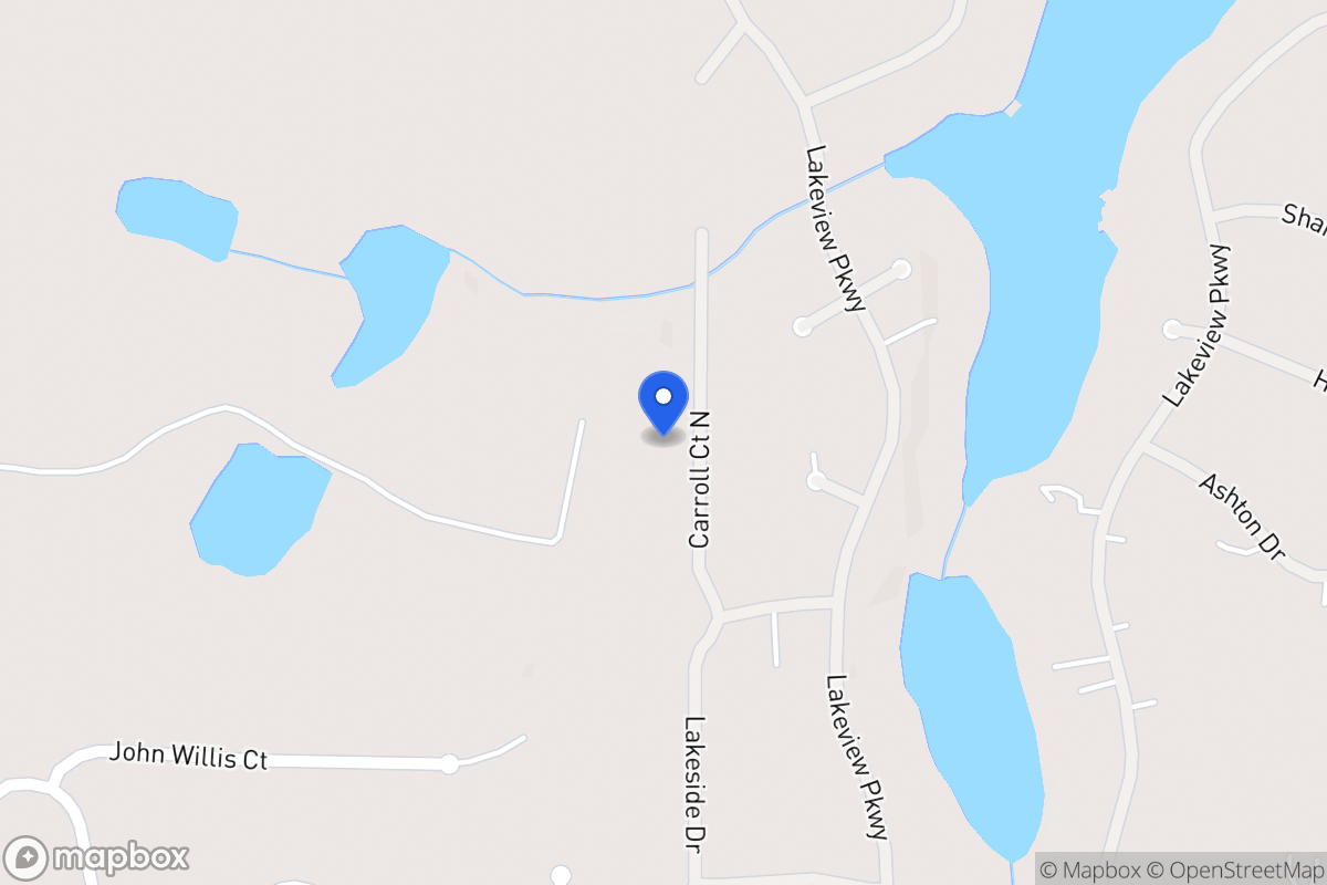 Map of 2513 N Carroll Ct