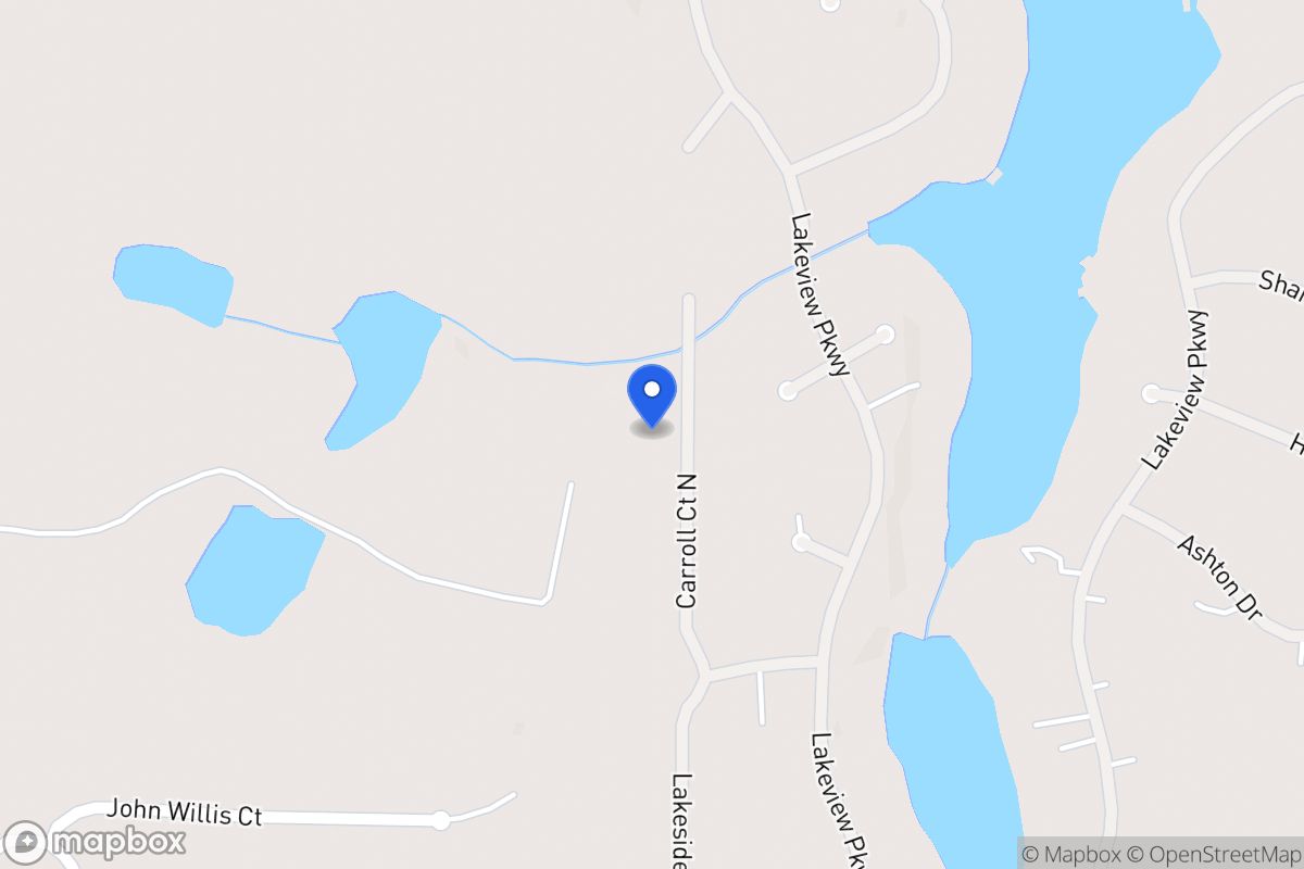 Map of 2516 N Carroll Ct