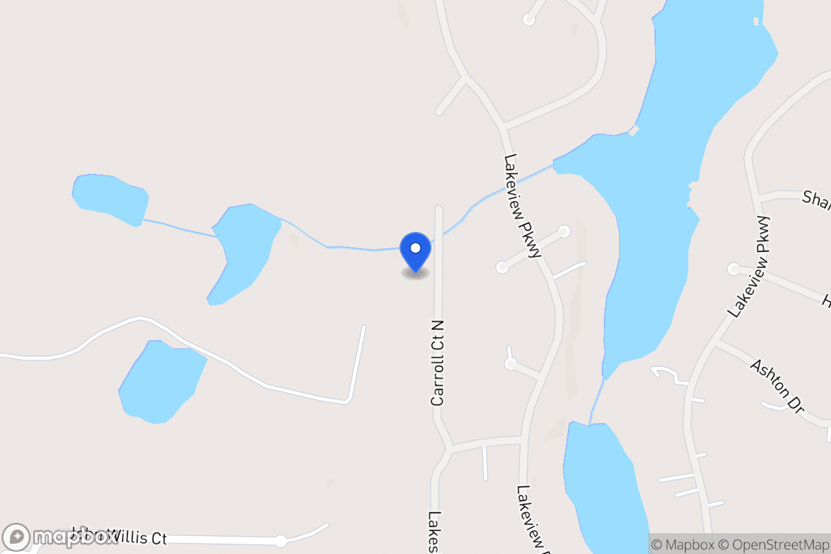 Map of 2517 N Carroll Ct