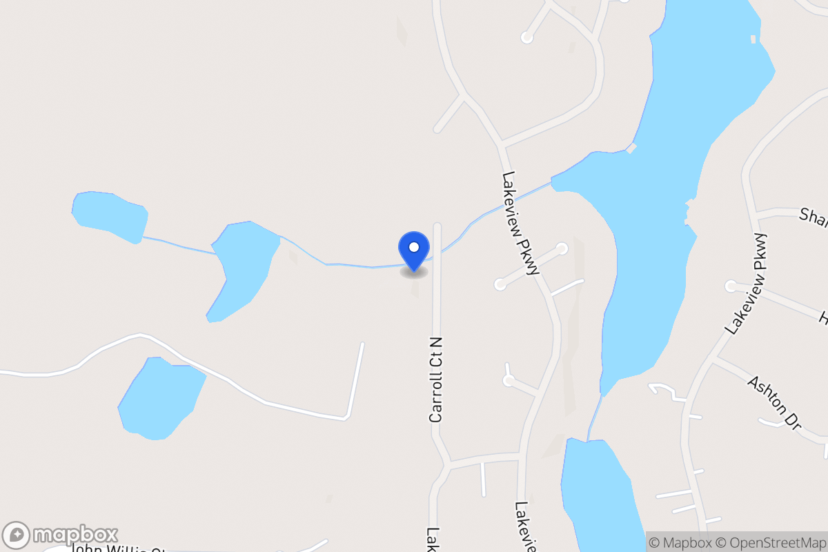 Map of 2518 N Carroll Ct