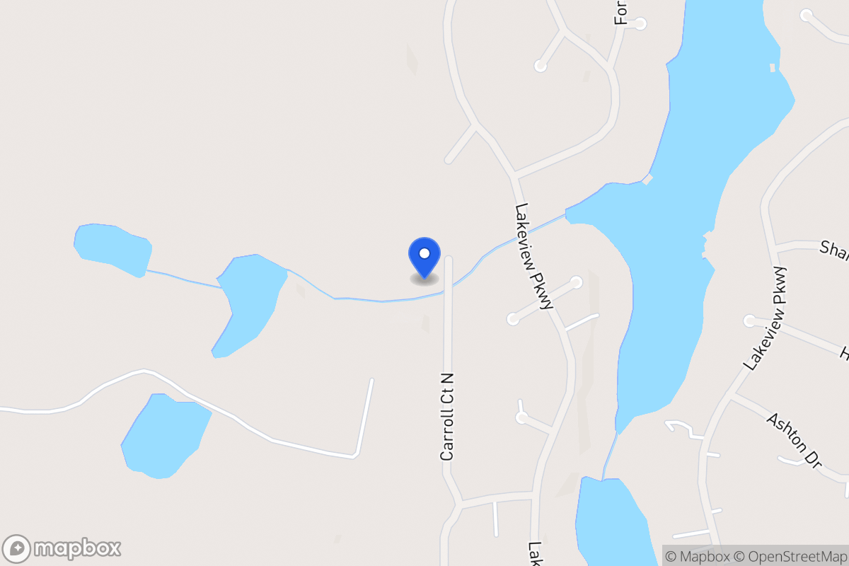 Map of 2519 N Carroll Ct