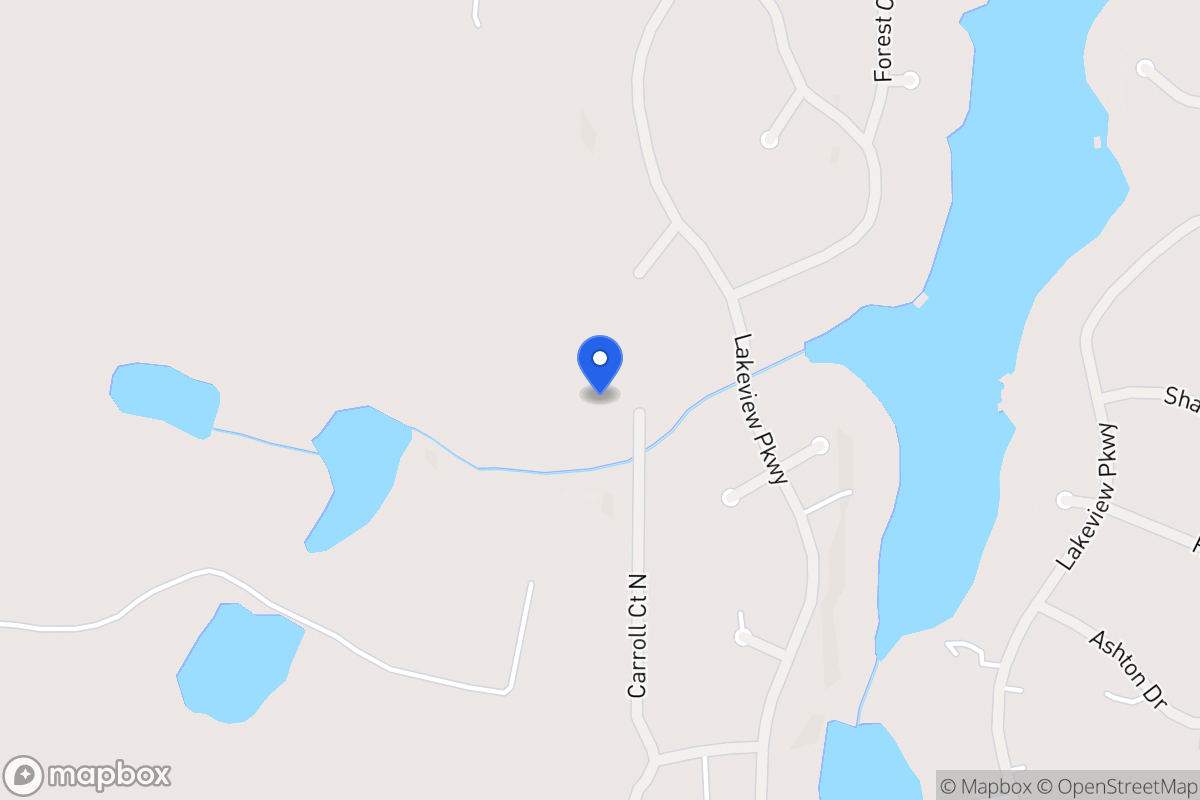 Map of 2521 N Carroll Ct