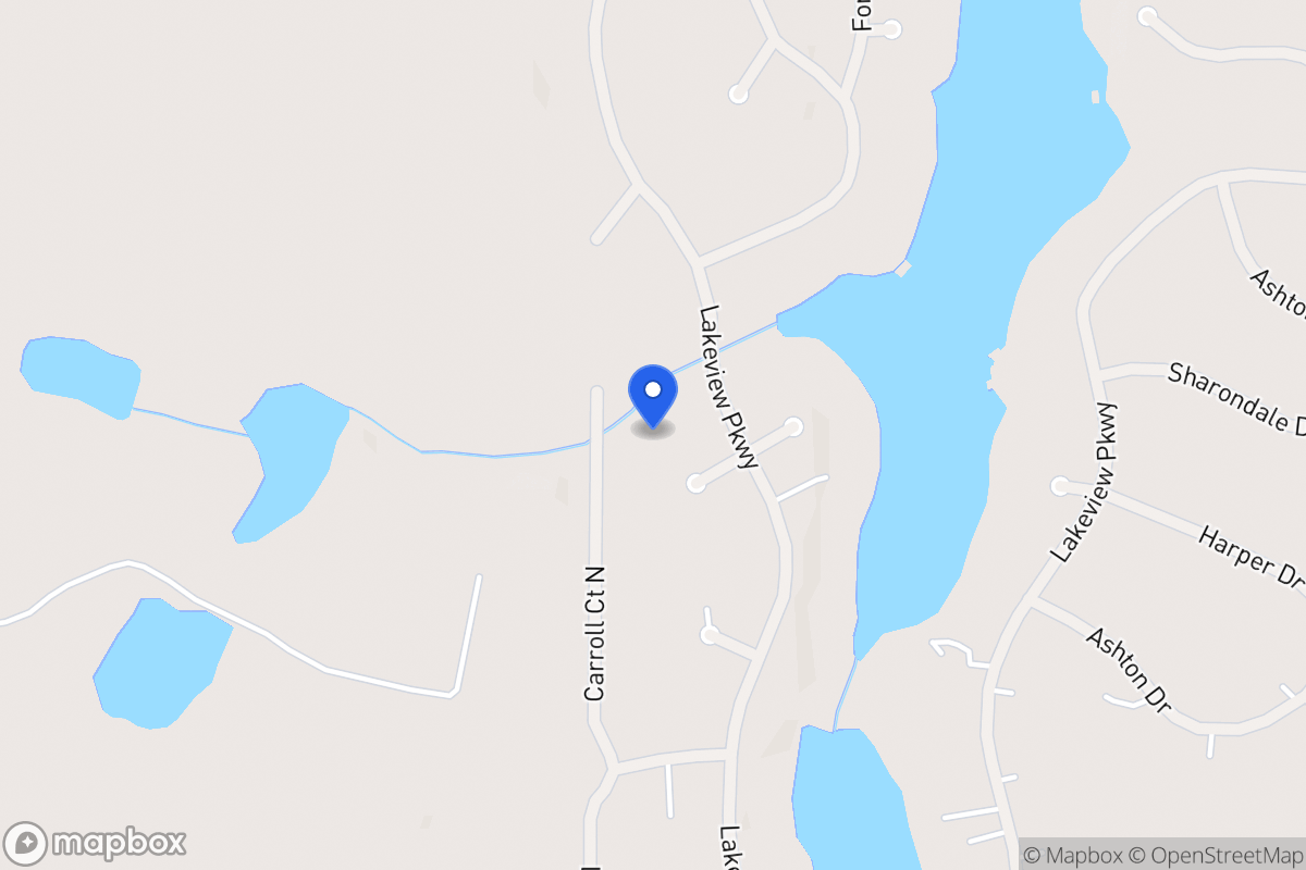 Map of 2525 N Carroll Ct