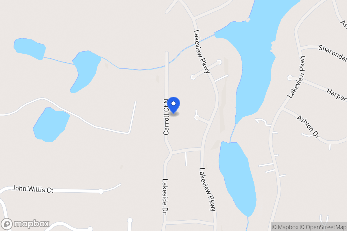 Map of 2532 N Carroll Ct
