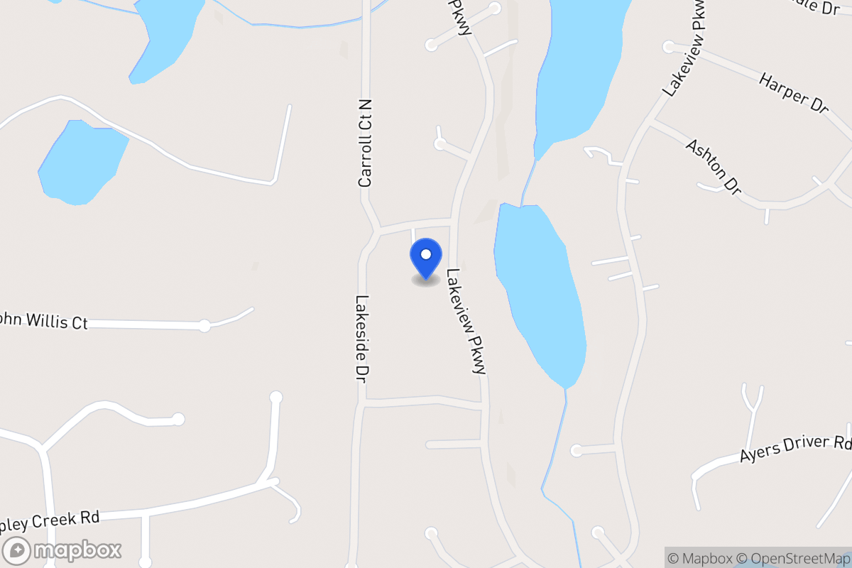 Map of 2547 Lakeside Dr