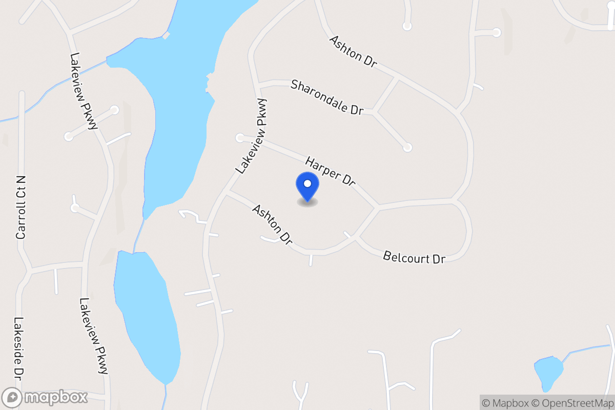 Map of Hermitage Dr