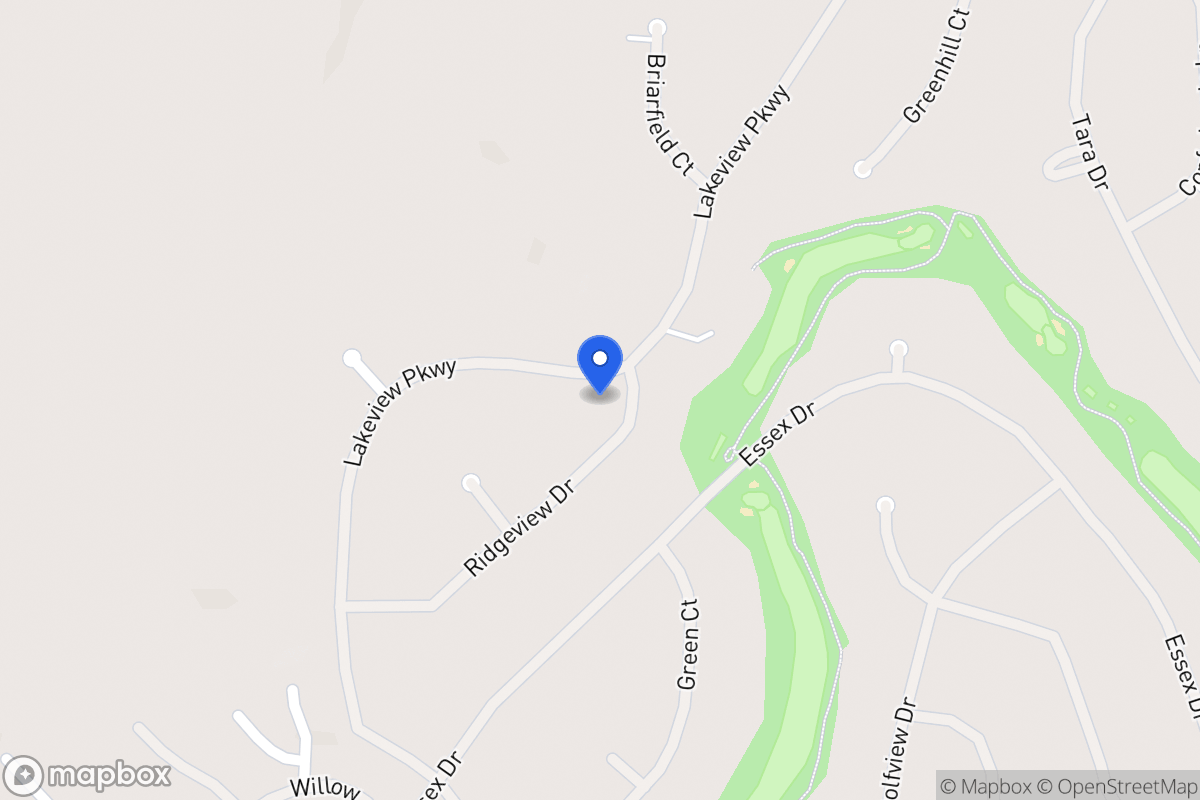 Map of 3027 Ridgeview Dr