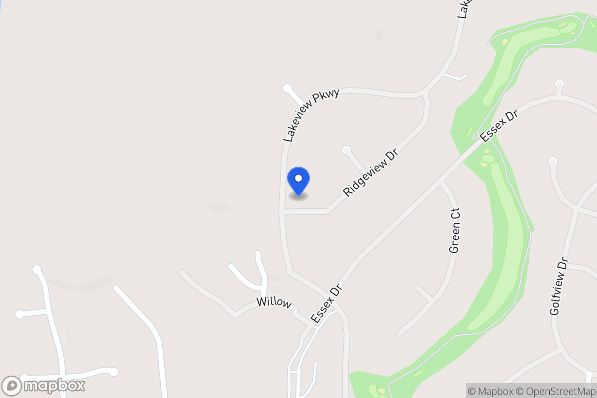 Map of 3039 Ridgeview Dr