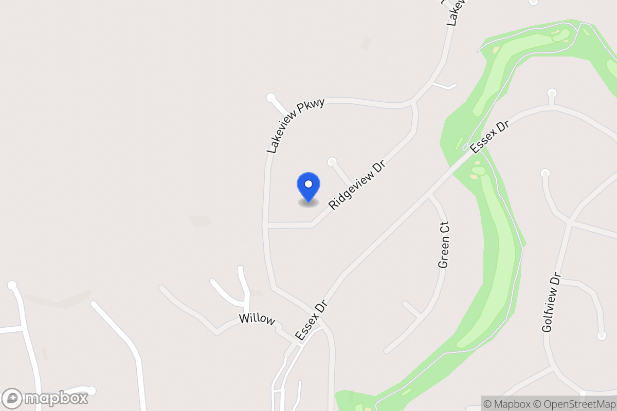 Map of 3040 Ridgeview Dr