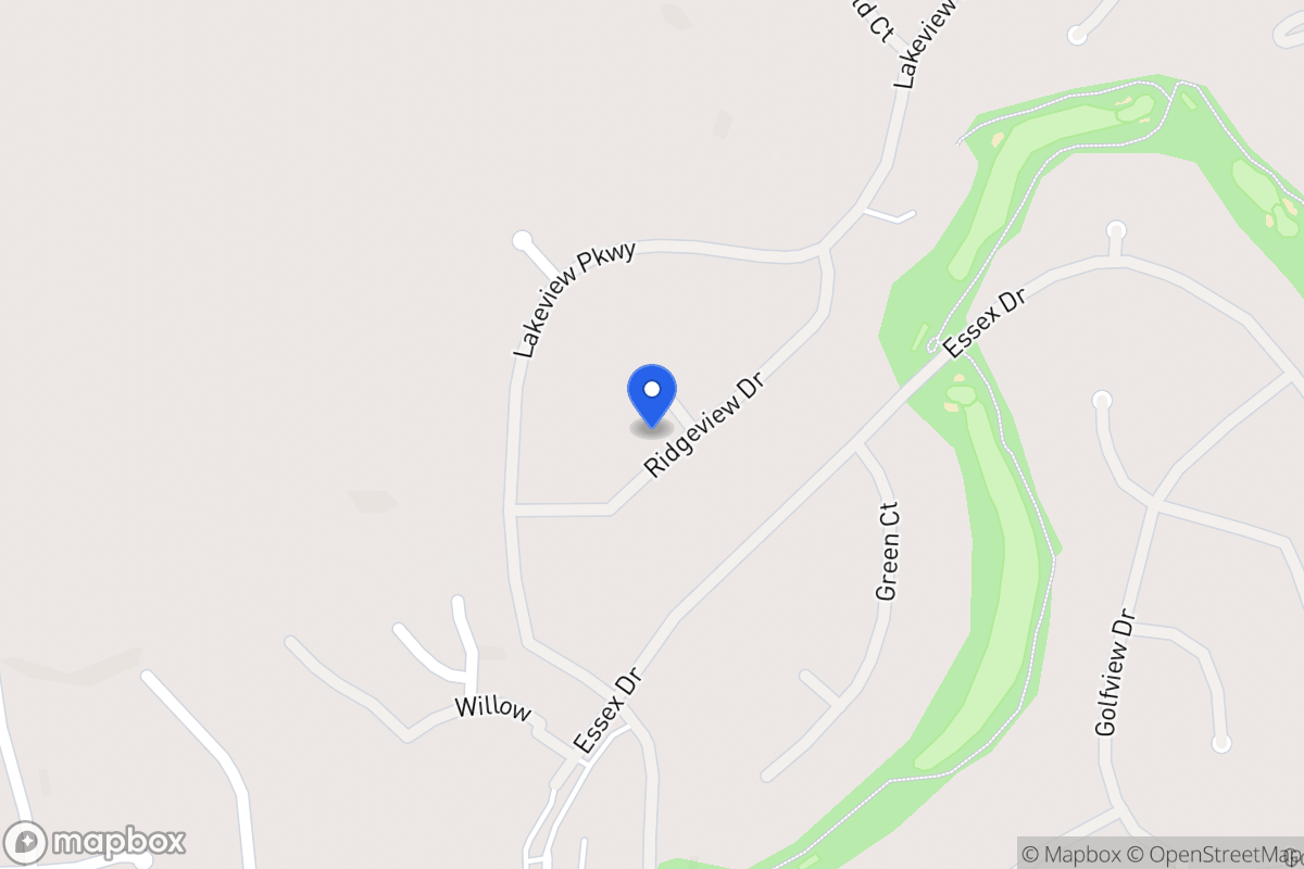 Map of 3042 Ridgeview Dr