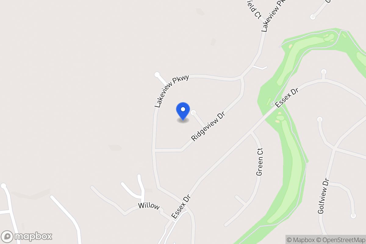 Map of 3043 Ridgeview Ct