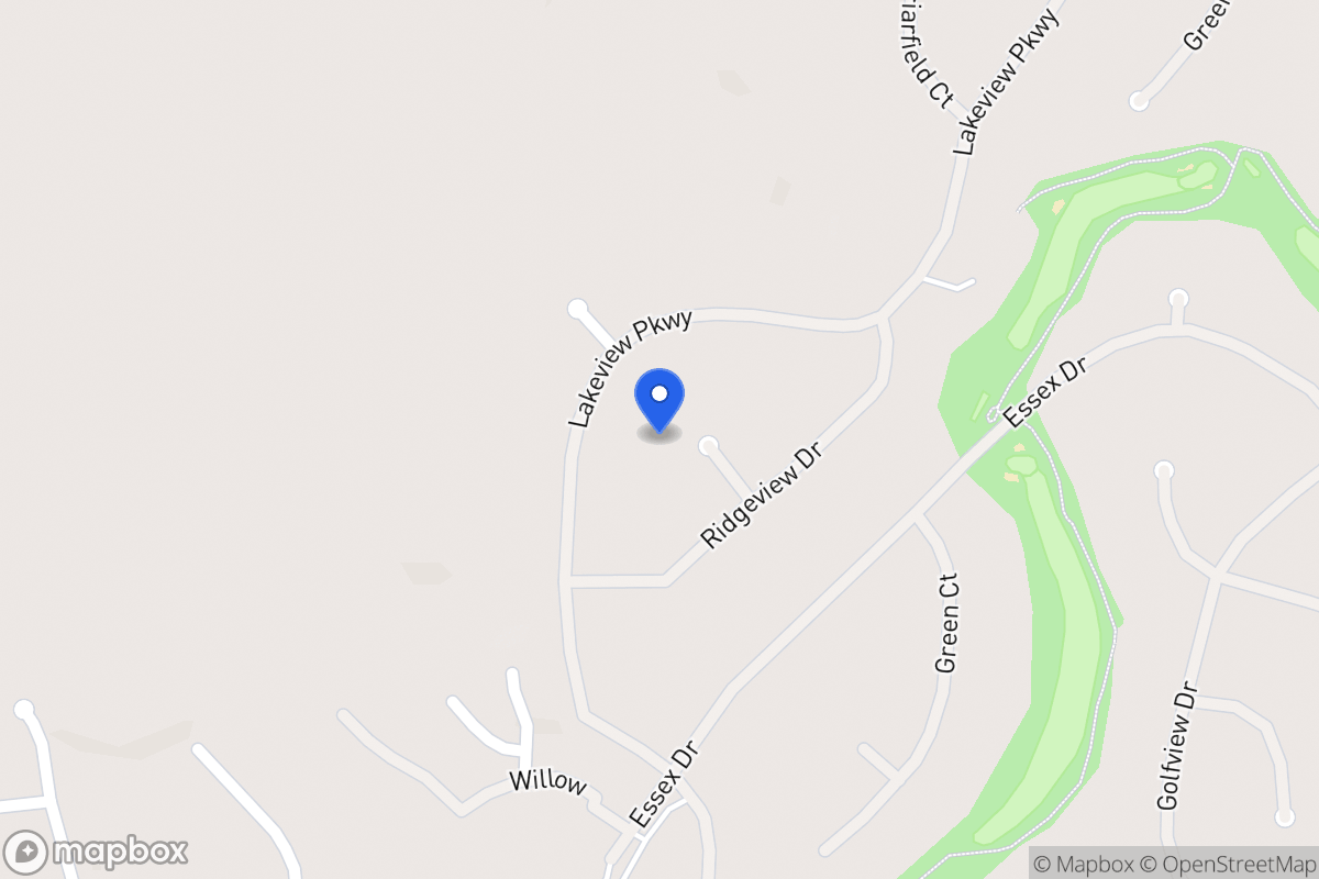 Map of 3044 Ridgeview Ct