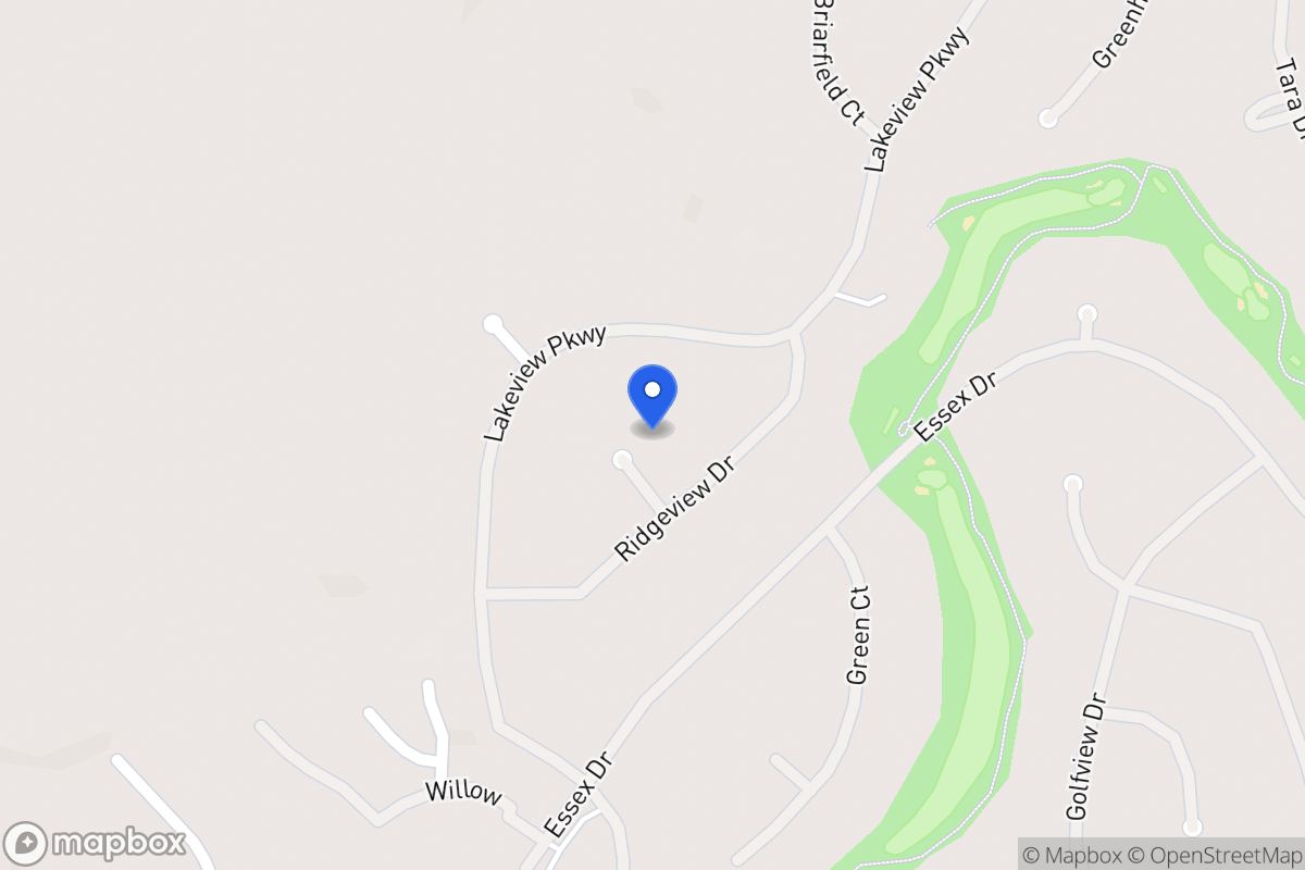 Map of 3046 Ridgeview Ct