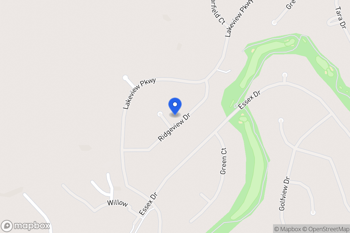 Map of 3047 Ridgeview Dr