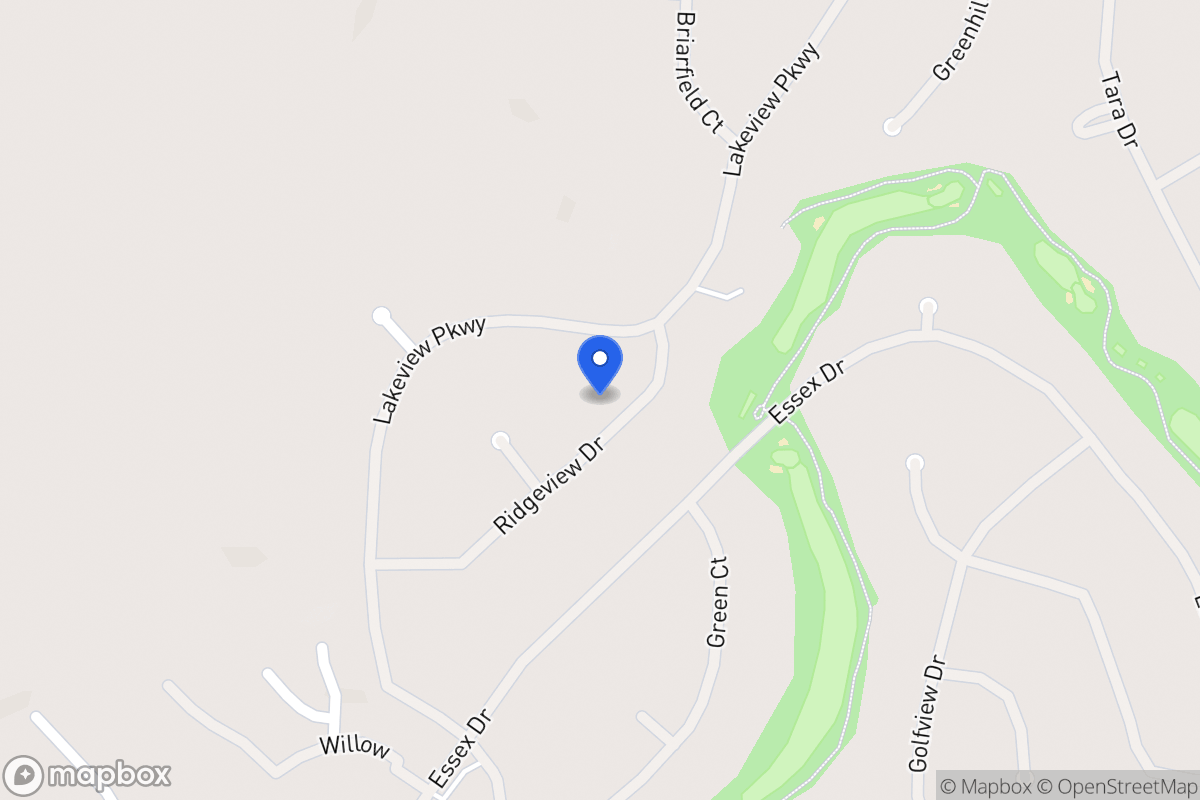 Map of 3049 Ridgeview Dr