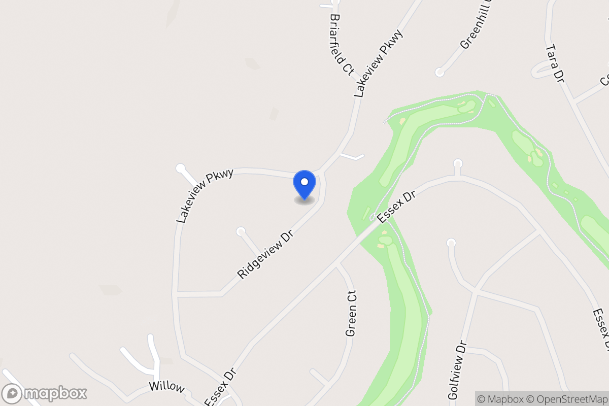 Map of 3050 Ridgeview Dr