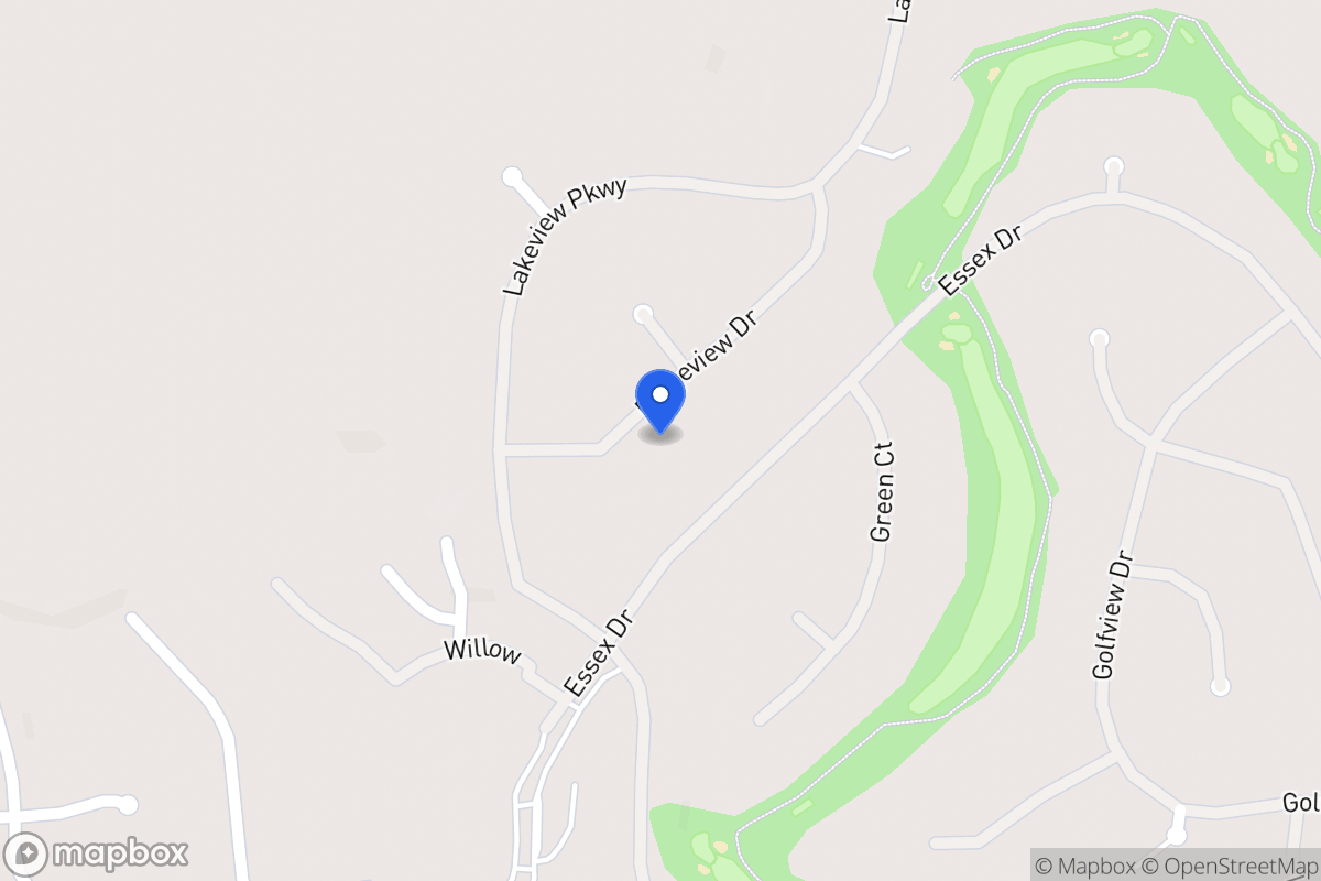 Map of 3057 Ridgeview Dr