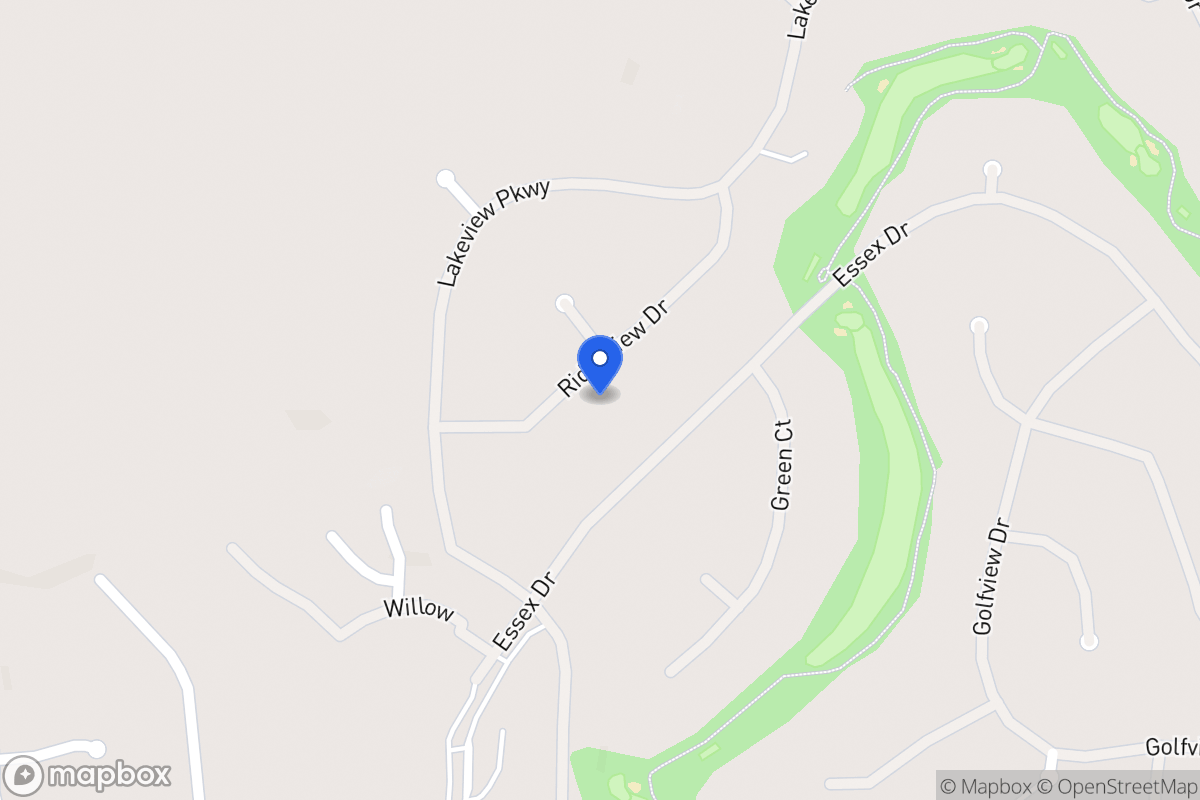 Map of 3058 Ridgeview Dr