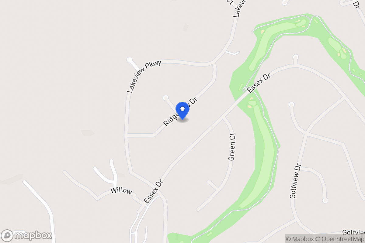 Map of 3059 Ridgeview Dr