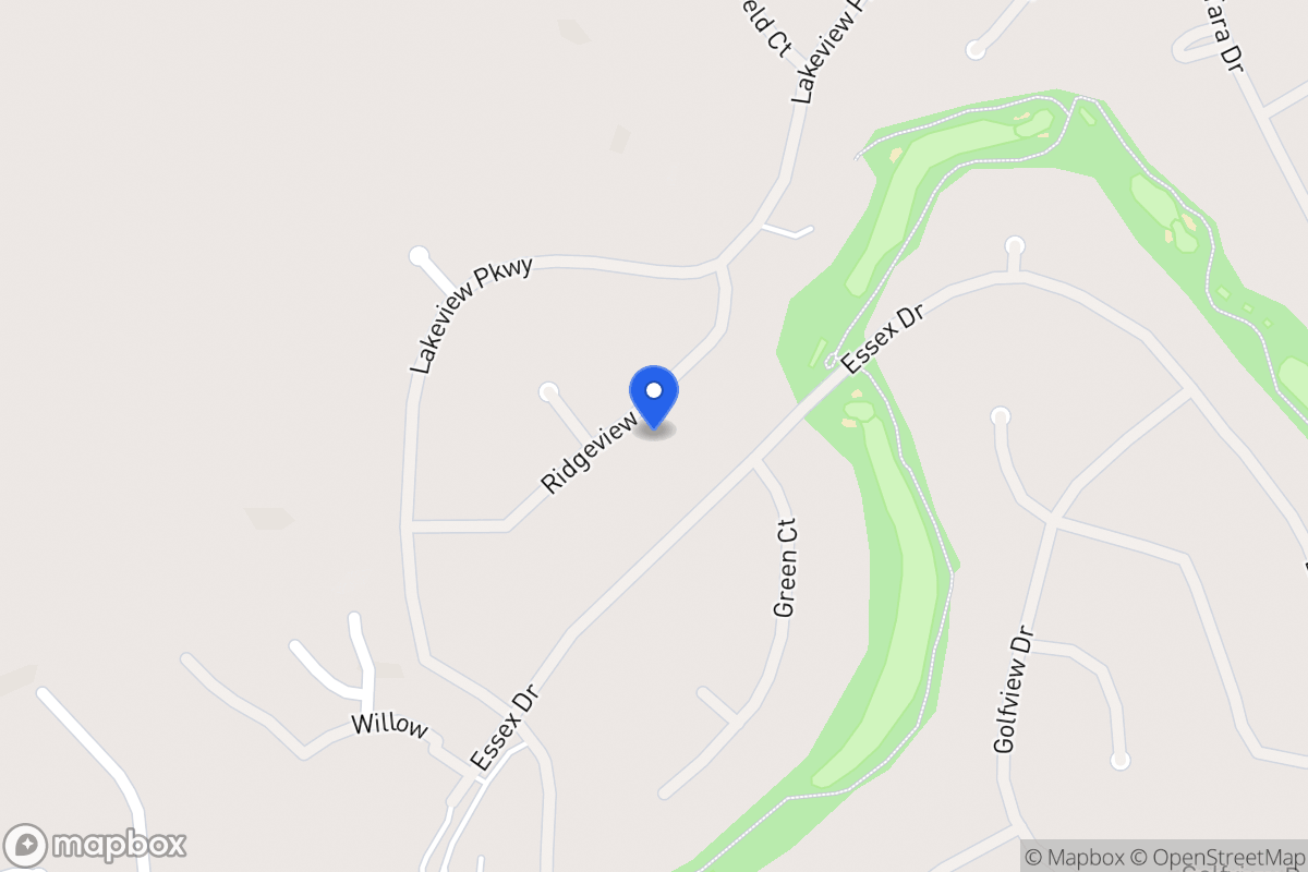 Map of 3061 Ridgeview Dr