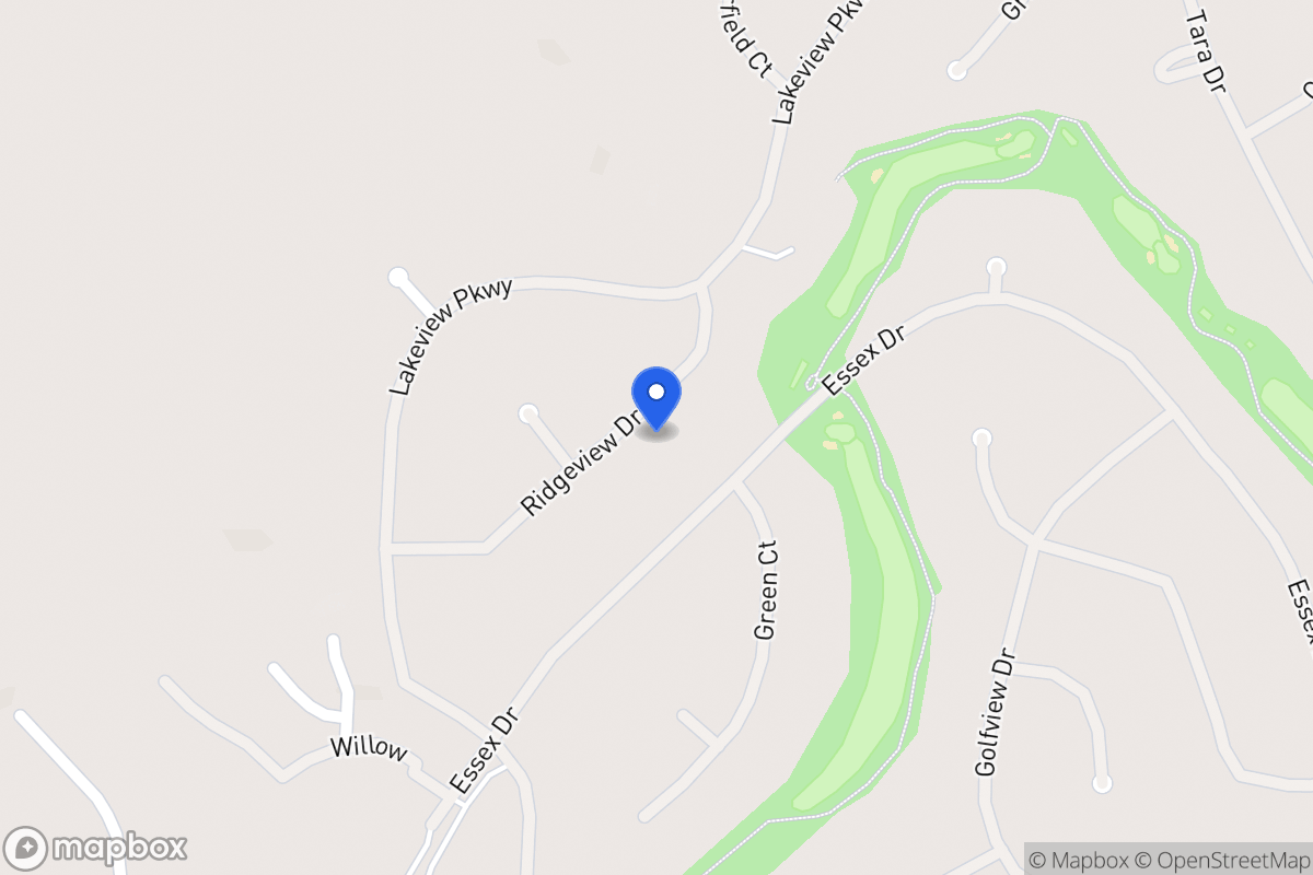 Map of 3062 Ridgeview Dr