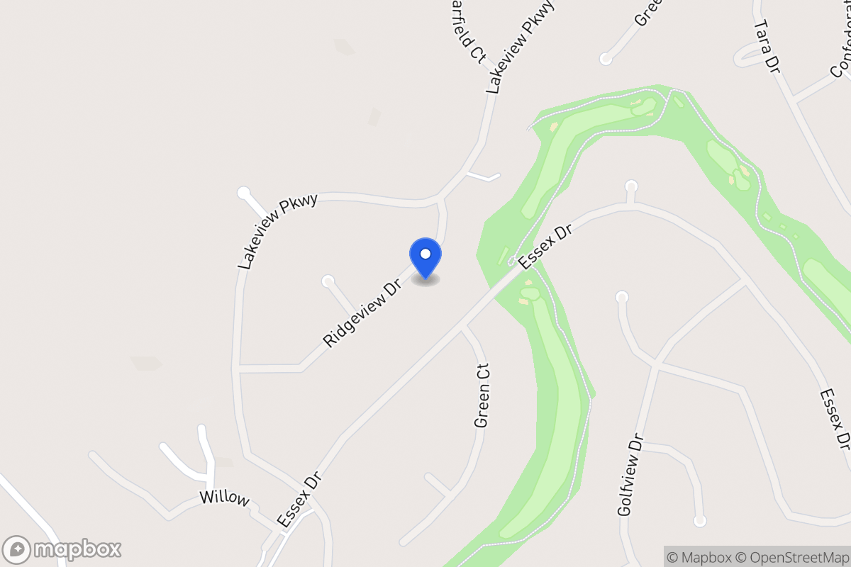 Map of 3063 Ridgeview Dr
