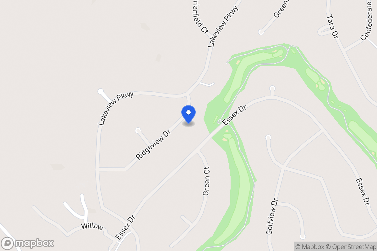 Map of 3064 Ridgeview Dr