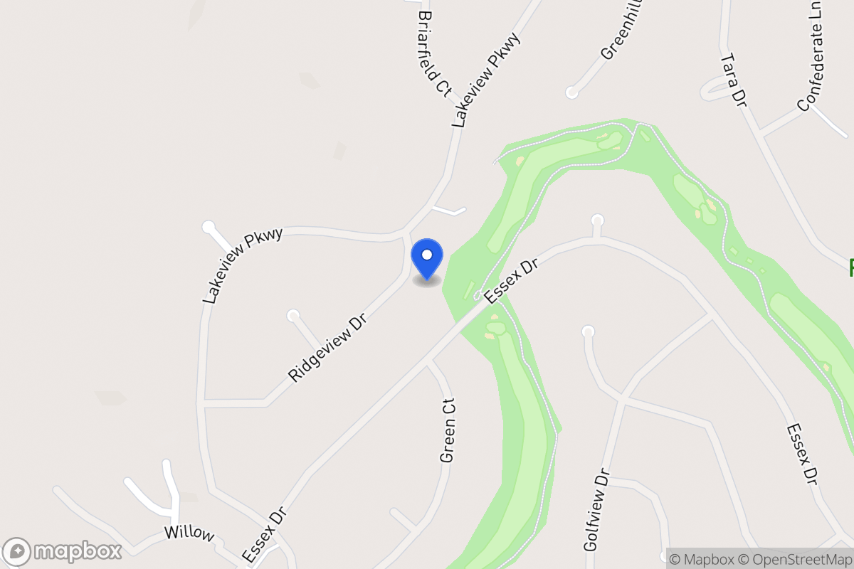 Map of 3065 Ridgeview Dr