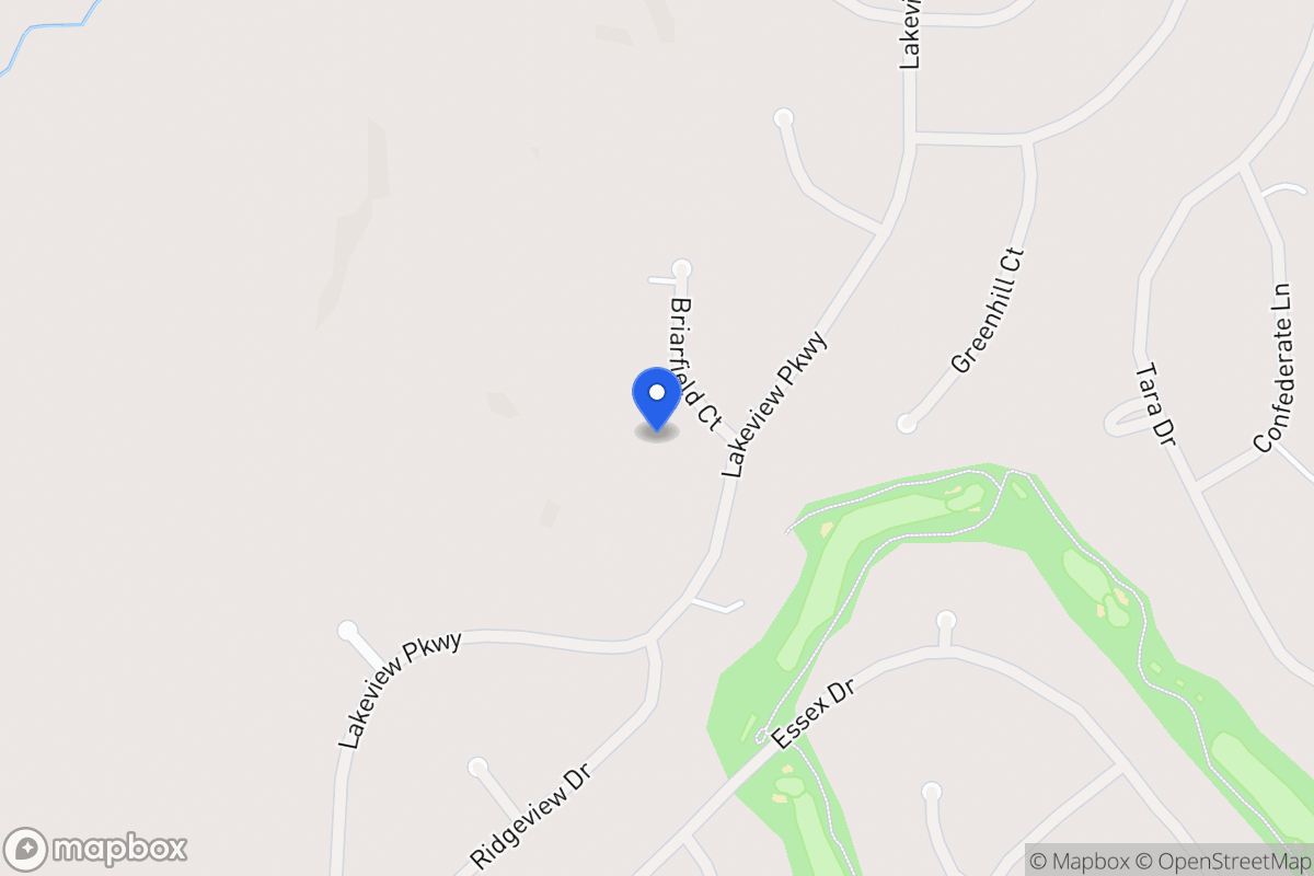 Map of 3084 Briarfield Ct