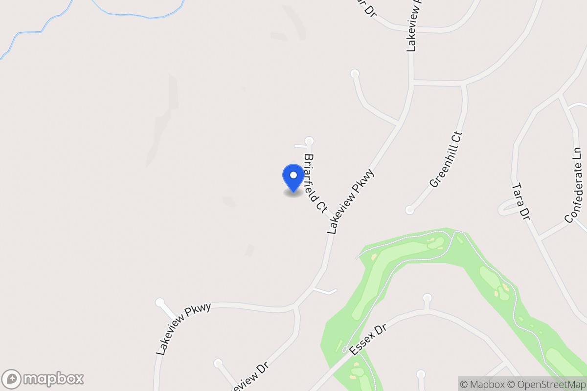 Map of 3086 Briarfield Ct