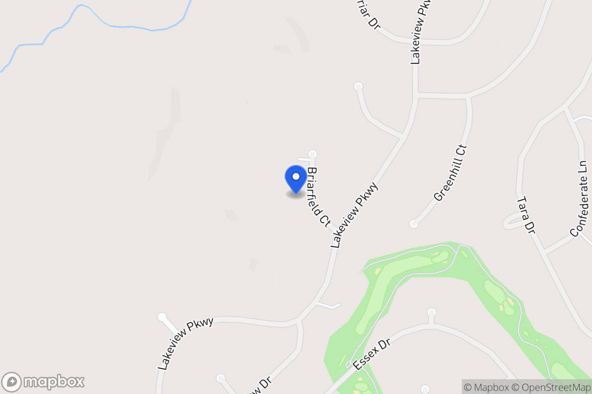 Map of 3087 Briarfield Ct