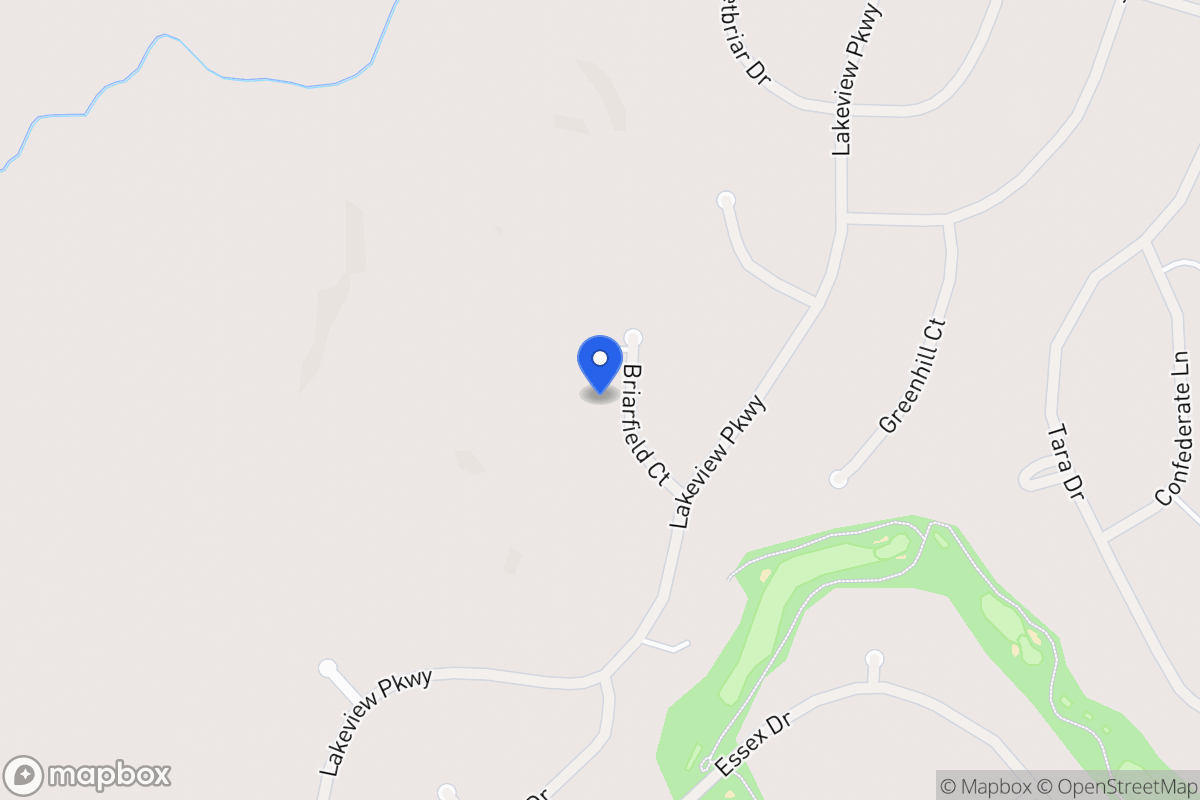 Map of 3088 Briarfield Ct