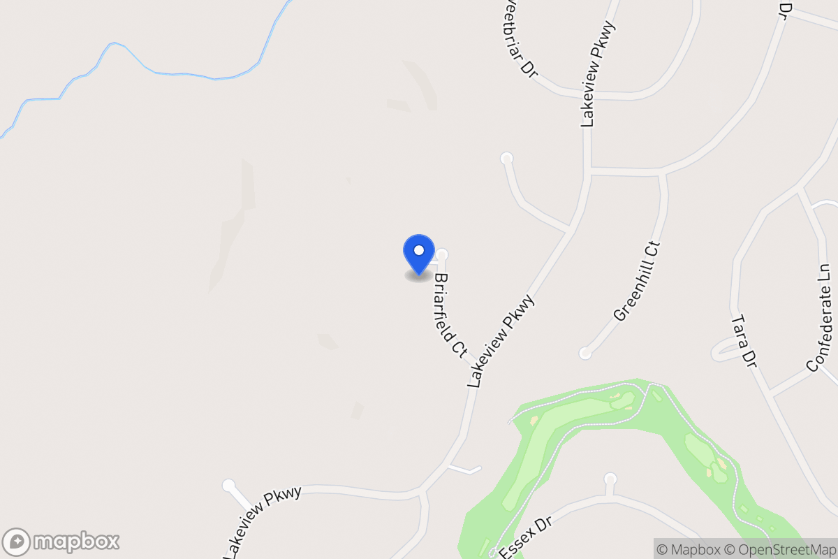 Map of 3089 Briarfield Ct