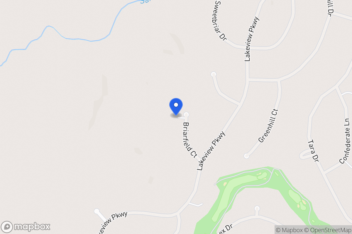Map of 3090 Briarfield Ct