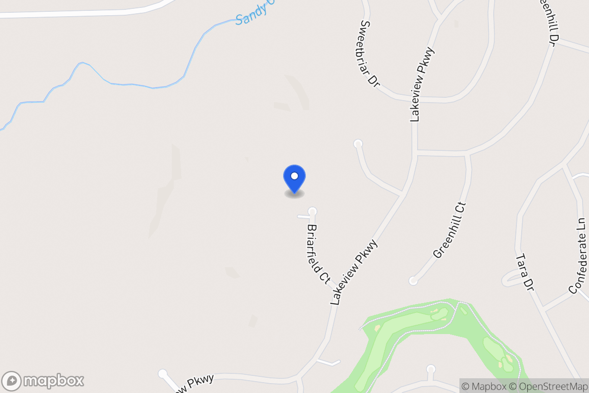 Map of 3091 Briarfield Ct