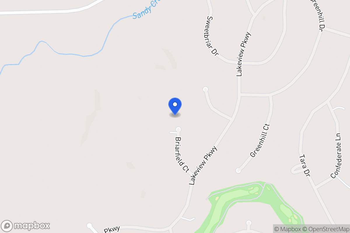 Map of 3092 Briarfield Ct