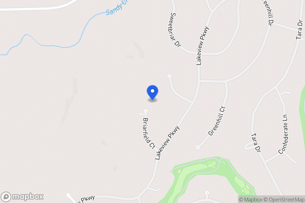 Map of 3093 Briarfield Ct