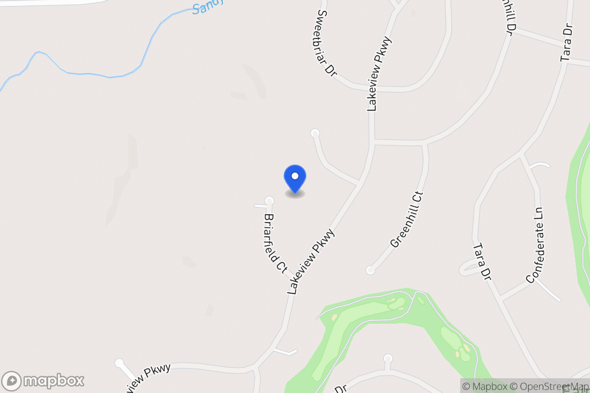 Map of 3094 Briarfield Ct