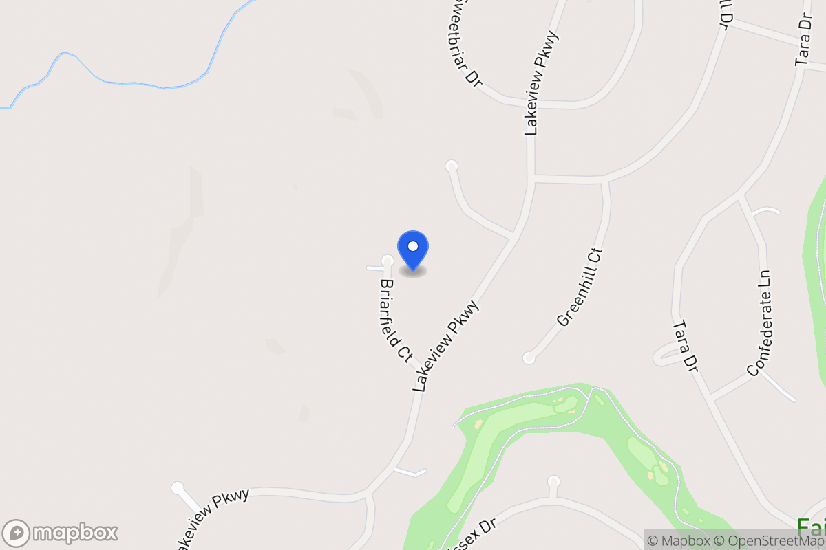Map of 3095 Briarfield Ct