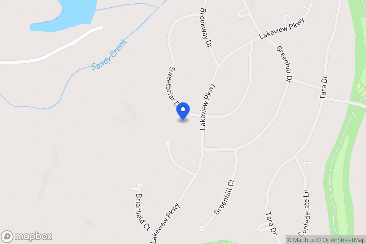 Map of 3124 Sweetbriar Dr