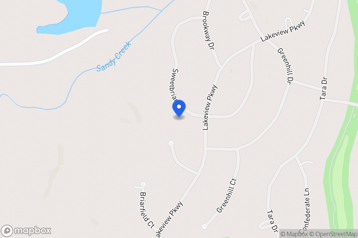 Map of 3125 Sweetbriar Dr