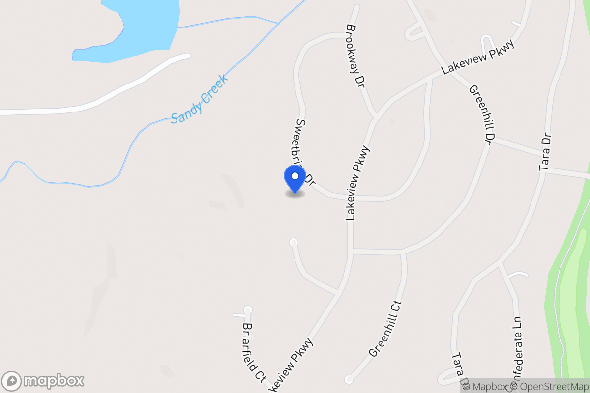 Map of 3126 Sweetbriar Dr