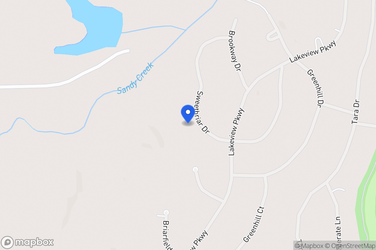 Map of 3128 Sweetbriar Dr