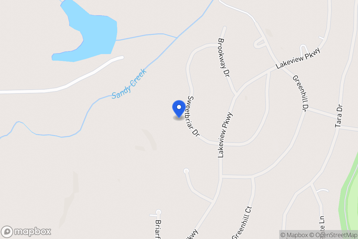 Map of 3129 Sweetbriar Dr
