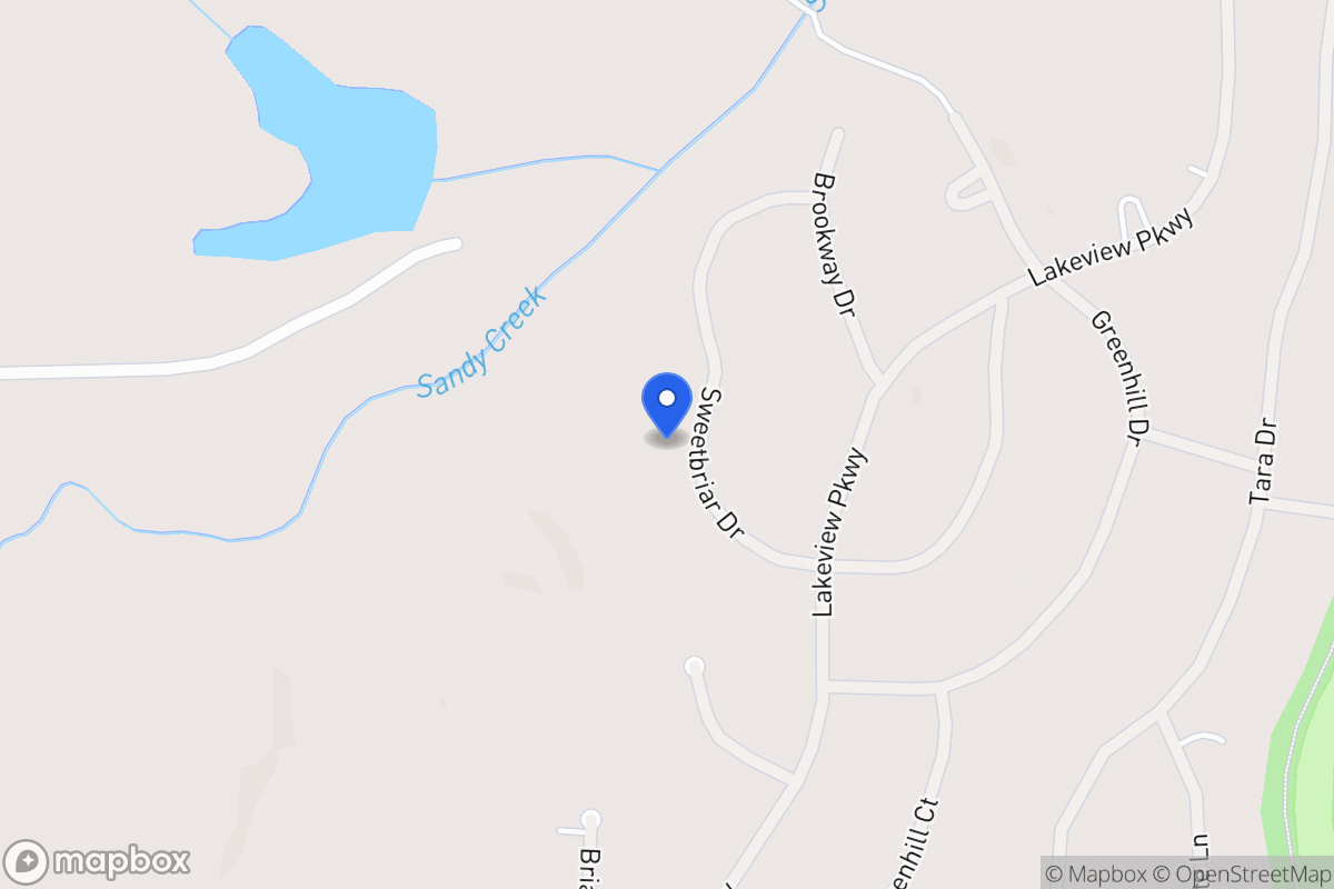 Map of 3130 Sweetbriar Dr